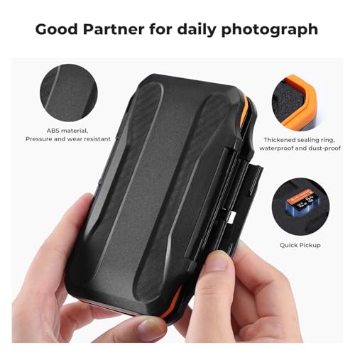 Image of K&F CONCEPT 28 Slot SD Card Case, SD /TF Card Holder /Organizer | Water-Resistant Anti-Shock /Dust, PM03
