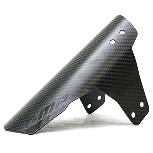PMP Carbon Guardian - Parafango Anteriore MTB Universale in Carbonio. con Fascette e Guaine Anti Graffio
