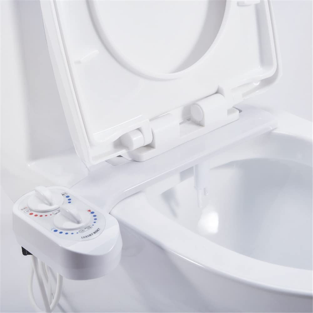 Non-Electric Washing Ass Fresh Water Spray Bidet Smart Toilet Attachment Bidet Self Cleaning Nozzles Hot and Cold Water