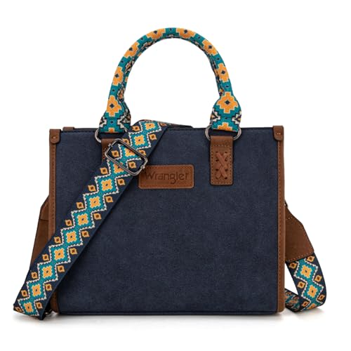Image of Montana West Wrangler Tote Bag for Women Aztec Western Retro Purse Top Handle Handbags