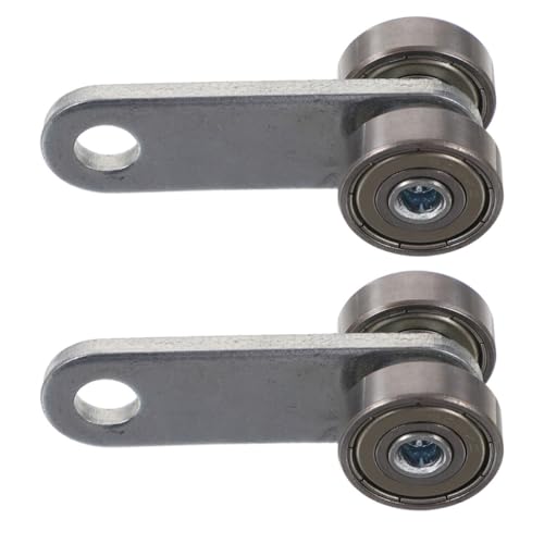 CANIGHT 2 Piezas De Carril Colgante Polea De Puerta Corredera Rodillos De Puerta De Bolsillo Rodillos De Puntal Conjunto De Carro De Rueda Rueda Giratoria De Puerta Rodillos De Puerta De