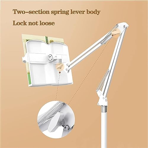 Soporte de suelo ajustable para evitar dolores de cuello al usar tablet 4
