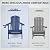 Mguio Folding Adirondack Chairs Set of 2, Wide Backrest Weather Resistant HDPE Fire Pit Chairs with Cup Holder for Outdoor