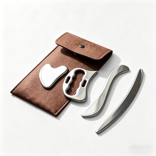 Kit d'outils de massage des fascias en acier 304, le cadeau de récupération