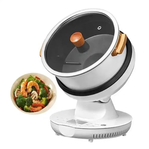 Macchina Da Cucina Automatica Intelligente, Robot Da Cucina Con Rotazione Automatica A 360 , Robot Da Cucina Con Padella Antiaderente Regolabile Da 8 Litri A 3 Velocità Per Friggere, Stufare Macchina Da Cucina Automatica Intelligente, Robot Da Cucina Con Rotazione Automatica A 360 , Robot Da Cucina Con Padella Antiaderente Regolabile Da 8 Litri A 3 Velocità Per Friggere, Stufare