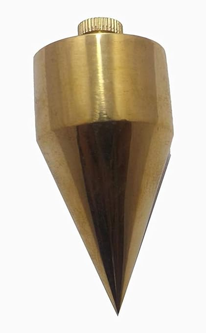 Plumb Bob Full Brass with 100 Gram (Pack Of 1) Levelling Instrument By Sun Instruments