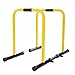 RELIFE REBUILD YOUR LIFE Dips Barre Parallèle Station de Musculation Réglable Push Up Dip Support Gym Street Workout (Jaune)