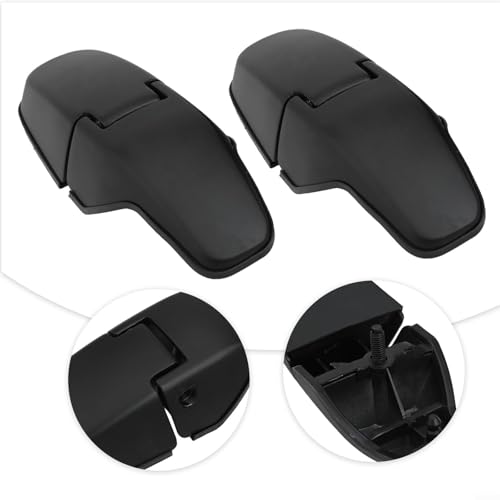 Bisagras de vidrio para puerta trasera Kia Sportage 2005-2010 en plástico negro 7