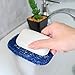 Soap Saver Pouch | Exfoliating Sponge Soap Pocket Body Exfoliation for Bath or Shower | Body Scrubber for Bar Soap or Soap Bits | 2 Soap Bag + 2 Piece Soap Saver Pads + 2 Hooks