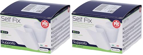 Pic Solution Benda Elastica Self Fix cm 6 X 20 M Fustella (Confezione da 2)