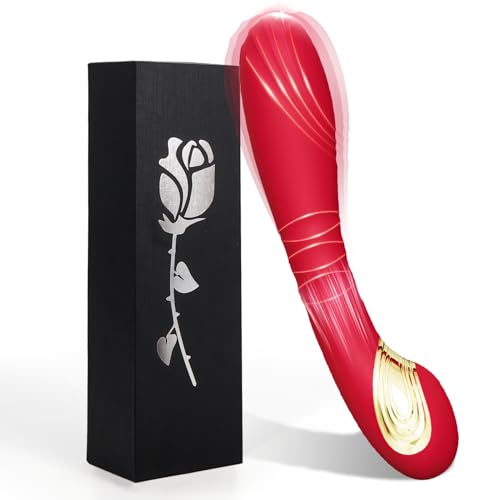 Bullet Vibaerater for Woman No Noise Vibrate Diodes for Her Silicone Wand Vibratoer Adult Toys for Women Couples Vibratoers B0615XJ01C (Bright Red)