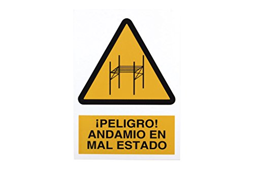 Plimpo Señal Poliestireno 420X297 Mm. Andamio En Mal Estado En Oferta Cofan A72Pl420297 Señal Poliestireno, 420 X 297 Mm