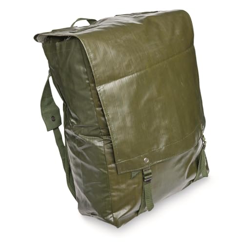 Czech Military Surplus M85 Vinyl Rucksacks, 2 Pack, Used