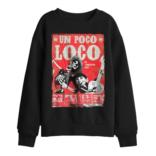 Sweat Coco Disney Un Poco Loco noir cadeau parfait pour enfant de 7 à 8 ans