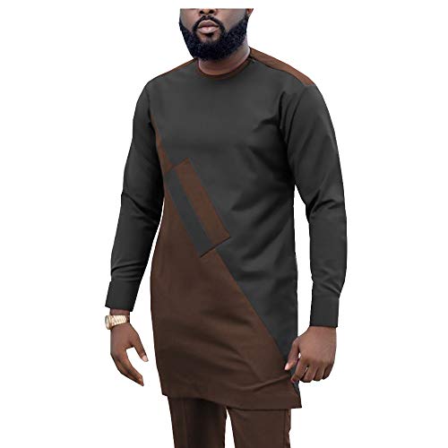 Dashiki Men Tracksuit 2 Piece African Shirts and Ankara Pants Suits Plus Size Outwear Clothes Wear