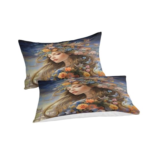 Housse de couette papillon fermeture éclair parure de lit King