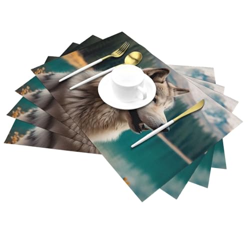 Sets de table antidérapants pour protéger la table des taches de sauce - 4