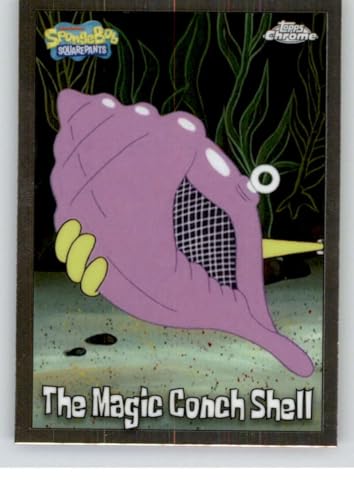 2025 Topps Chrome SpongeBob SquarePants #193 The Magic Conch Shell Official NonSport Trading Card in Raw (NM or Better) Condition