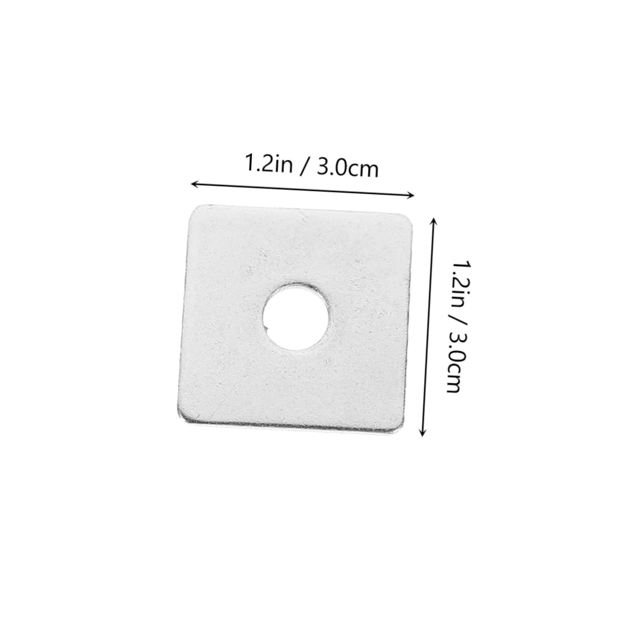 SOLUSTRE 10 Pack Heavy Duty Stainless Steel Square Washers Plaster Repair Washers for Wall