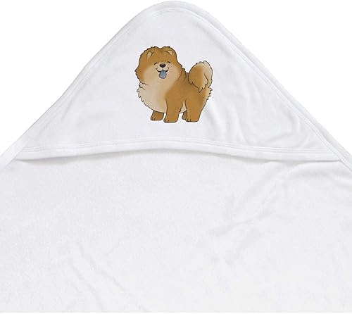 Azeeda 'Chow Chow Dog' Baby Hooded Towel (HT00012768)