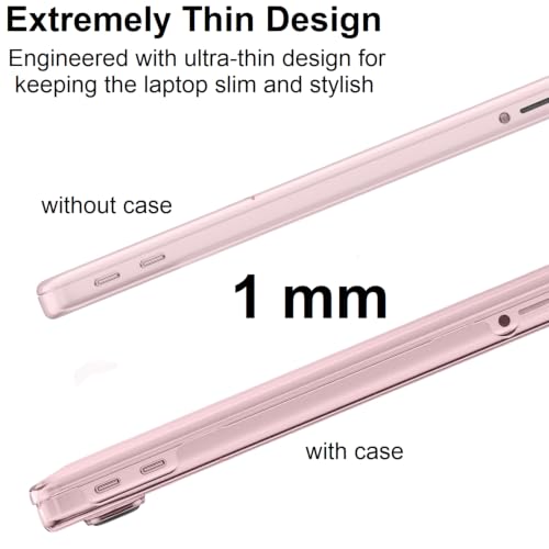 Image of Midkart Case Compatible with MacBook Neo 13 inch Case 2026 Release Model A3404 with A18 Pro Chip Matte Finish Scratches & Fingerprints Resistant Hard Shell Cover with Reinforced Corners, Blush