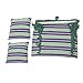 ONCLOUD Hanging Rope Hammock Chair Swing Seat for Yard, Bedroom, Patio, Porch, Indoor/Outdoor - 2 Seat Cushions Included (Green)