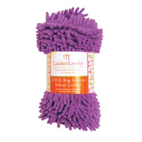 Locker Lookz Cool Decor Shaggy Rugs for Girl School Lockers (purple ...