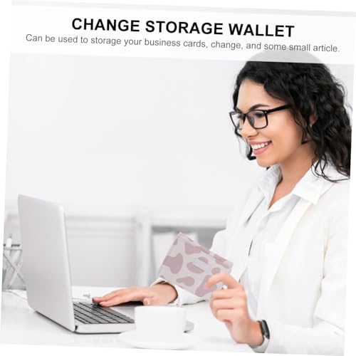 Garneck Mini Trifold Cow Pattern PU Wallet for Women Compact Multi Compartment Fashion Storage Purse for Cards Coins Cash Lightweight Cute Change Holder for Travel Daily Use4