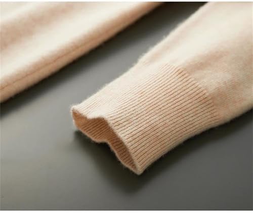 Men's Merino Wool Sweater Round Neck Knitting Pullover Tops Fall Winter Thin Solid Business Sweater3