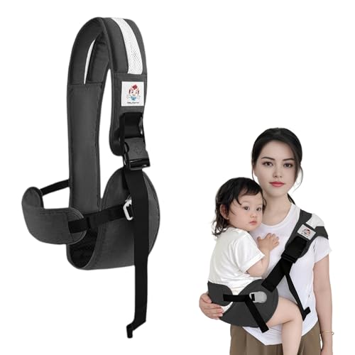 Bandolera Bebe Porteo, Mochila portabebés, Diseño Ergonómico, Longitud Ajustable, Ligera y Cómoda para Bebés de 6 a 36 Meses