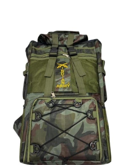 Indian Army Camouflage Tactical Backpack for Men & Women, Large Military Rucksack with Multiple Compartments, Water Resistant Outdoor Hiking, Trekking, Camping & Travel Bag for Adventure Use-image-33