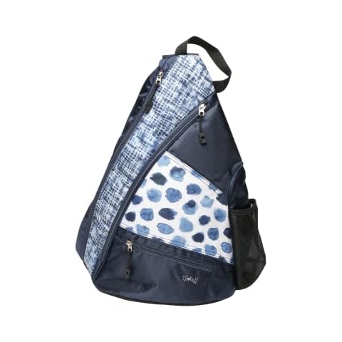 Glove It Sling Bag - 19 in x 13 in. Pickle Ball Bag w/Adjustable Strap, Clip-On Shoe Bag Included, Functional Pickleball Bag, Birdie Blue (PB402) Cover