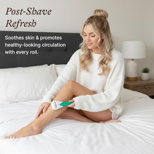 Ice Roller for Face - Smoothes Fine Lines & Wrinkles, Face & Eye Roller for Puffy Eyes, Valentines Day Gifts, Skin Care Massager, Beauty Gift That Helps Relieve Migraines, Facial & Spa Gifts for Women