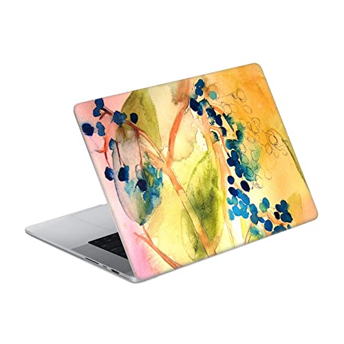 Autocollant vinyle MacBook Pro 14 A2442 peau protection fleur florale botanique
