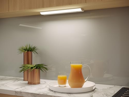 Image of Good Earth Lighting 18 inch Direct Wire Undercabinet Bar, 720 Lumens, 3000K, Dimmable, White