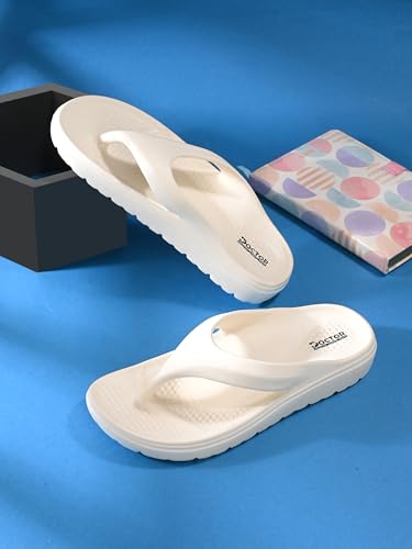 Image of DOCTOR HEALTH SUPER SOFT Floats women soft slippers with mild acupressure | Comfortable, stylish, and bright colorful flip flops | Lab tested Cushion and Bounce | Cushioned Footwear