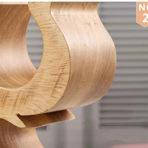 Soporte para botellas de vino de madera maciza miniatura 4