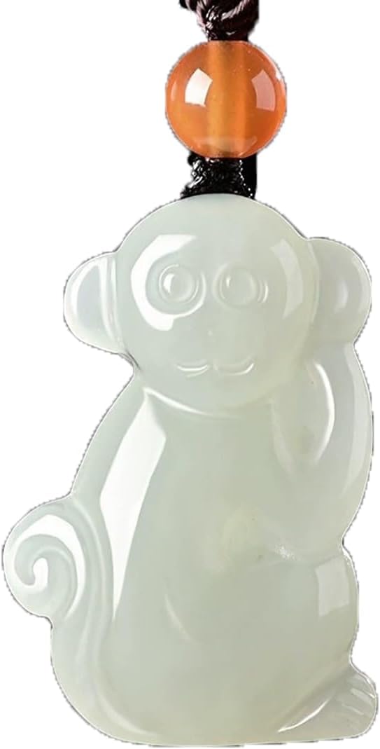 17. Monkey Pet Charm – Playful Jade Nub for Curiosity