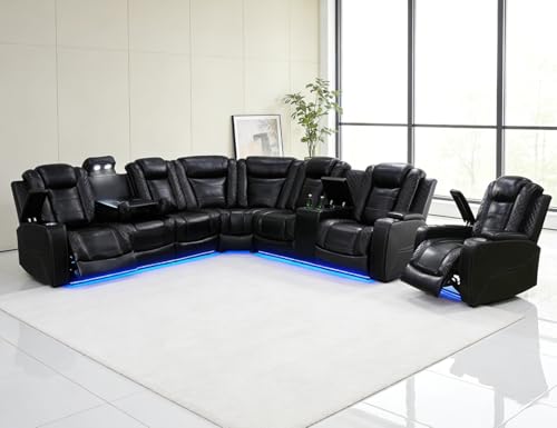 Anthato Power Recliner Sectional