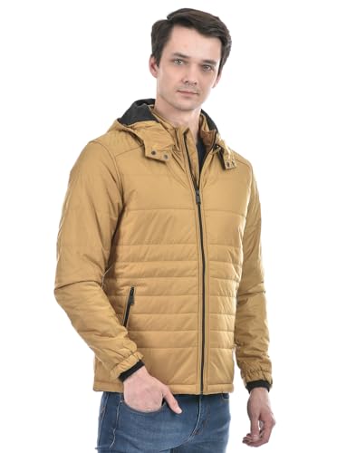 Image of Numero Uno Men's Autumn Gold Puffer Jacket