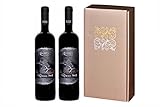 Geschenkpaket 'Um den gemütlichen Festtisch' mit 2 Flaschen Rotwein aus Bulgarien