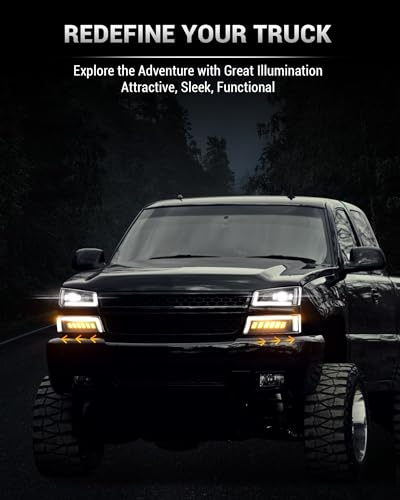Image of Z-OFFROAD New LED Headlight Assembly for 2003-2006 Chevy Silverado 1500