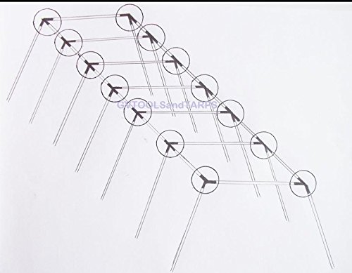 Golden Valley Tools & Tarps 60’ Baseball Softball Slant Leg Trapezoid Batting Pitching Cage - 1 5/8