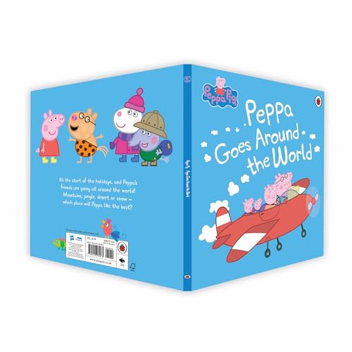 Peppa Pig: Peppa Goes Around the World: Peppa Pig: A Fun-Filled Adventure Exploring Places & Cultures | Storybook for Kids Age 3+