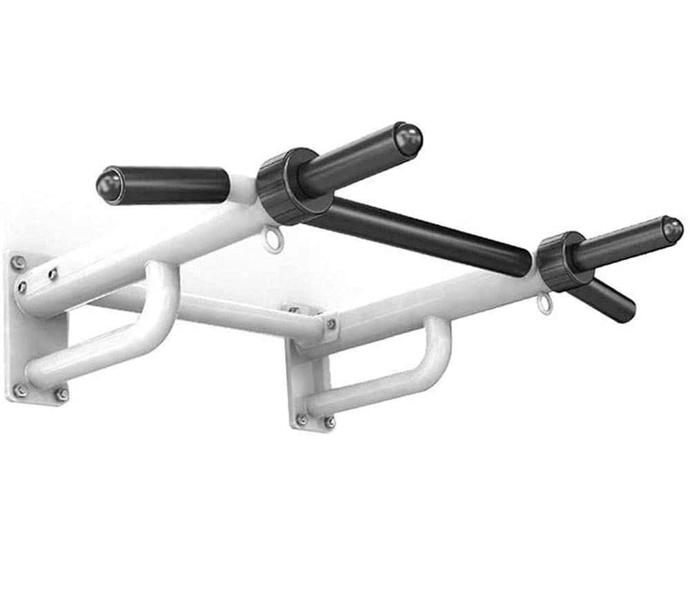 HTTGDGDH Multifunctional Wall Mounte Pull Up Bar, Wall Mounted Pull Up Bar For Indoor And Outdoor Use, Maximum Weight 440 Lbs, Very Suitable For Fitness Men And Women,White