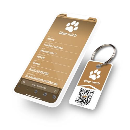 Pet tag QR Sticker