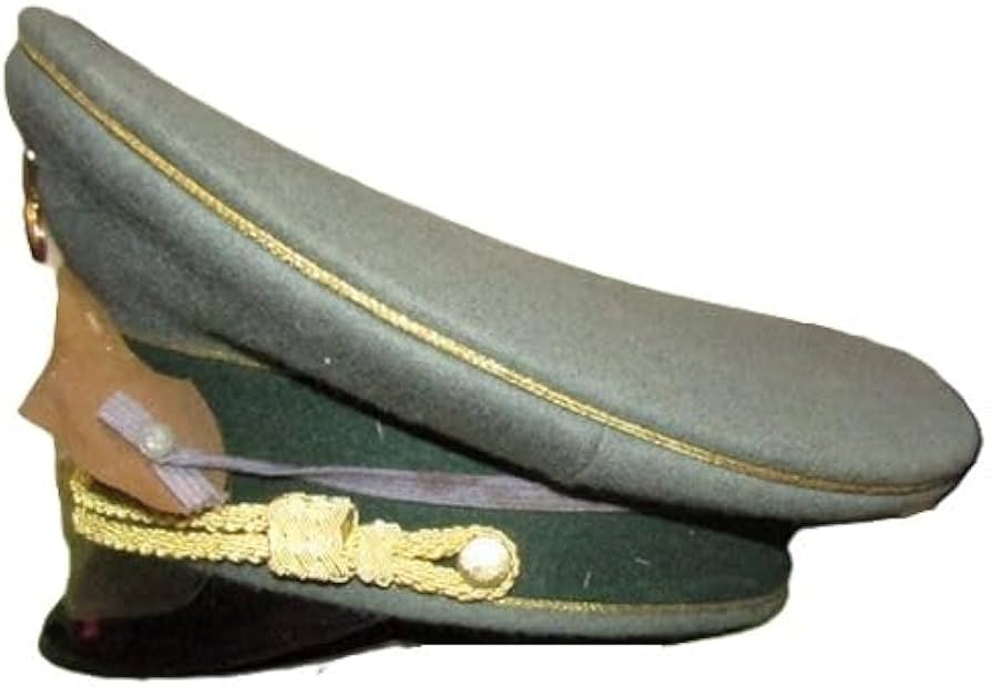 ツバ革製　ドイツ軍将校用制帽ミヒャエルヤンケ社製　精巧レプリカ極上品　ドイツ輸入 Amazon.co.jp: ヤンケ社 WW2ドイツ軍将校制帽レプリカ, グレー