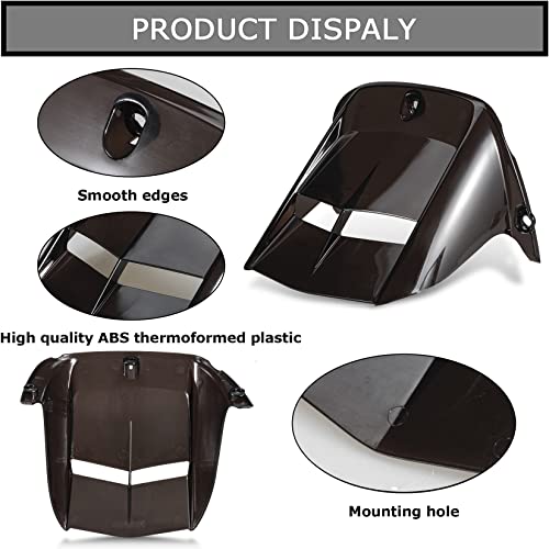 Image of Motorcycle Rear Mudguard - Mudguard Tire Hugger Dashboard Dirtboard Catch Bumper Frame Water Shield Splash Dirt Mud Guard Apron Flares Cover Trim for YZF R6 600 2006-2024, Black