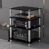 ひろパパ　オーディオ棚 Amazon.co.jp: オーディオラック オープンシェルフ ラック ゲーム