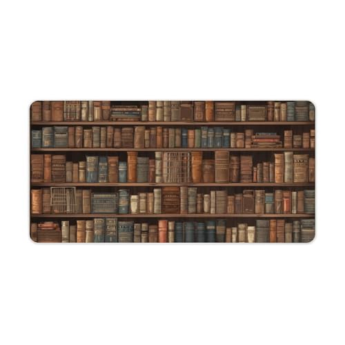 Mouse pad grande de goma antideslizante para escritorio miniatura 1
